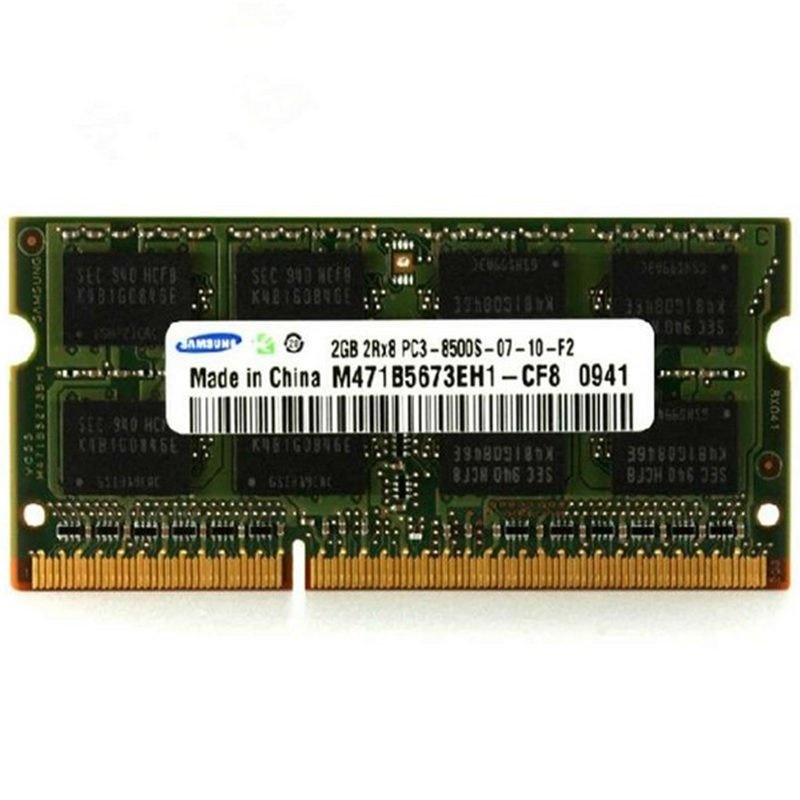 三星(SAMSUNG)原厂2GB DDR3 1066笔记本内存条PC3-8500S兼容1067