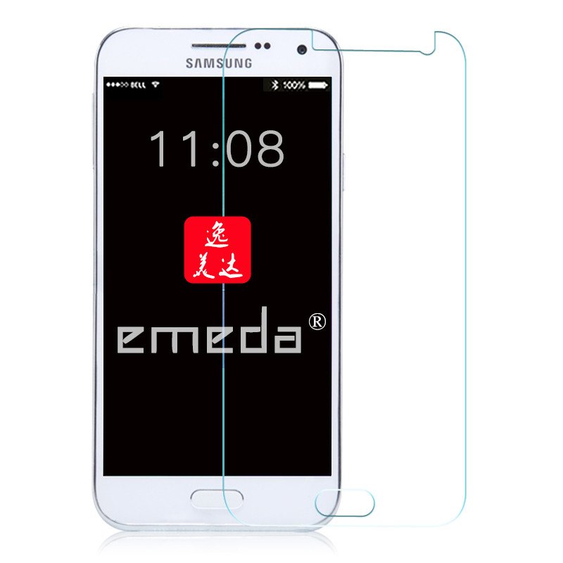 逸美达 三星E7钢化膜 E7009手机贴膜 E5保护玻璃膜 E5009防爆高清膜