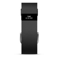 Fitbit Charge HR 智能手环计步器手表 智能手表新款心率手环 （典雅黑，L）