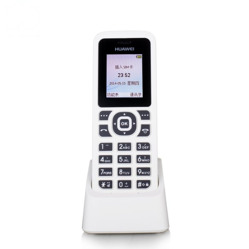中国电信F201无线插卡座机支持电信普通手机卡 电信加密卡 固话卡 电信座机卡 家用办公无绳电话 电信CDMA无线座机