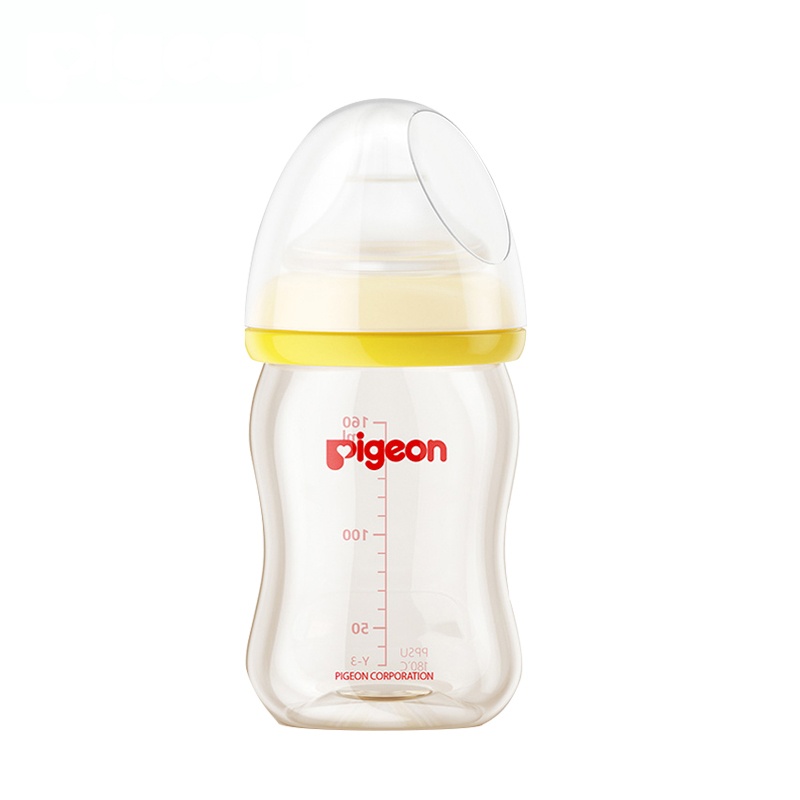 Pigeon贝亲 PPSU奶瓶 婴儿奶瓶宽口径 AA77黄色160ml