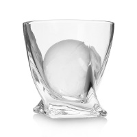 莱珍斯创意无铅玻璃威士忌杯扭曲水杯牛奶杯洋酒饮料杯啤酒杯果汁