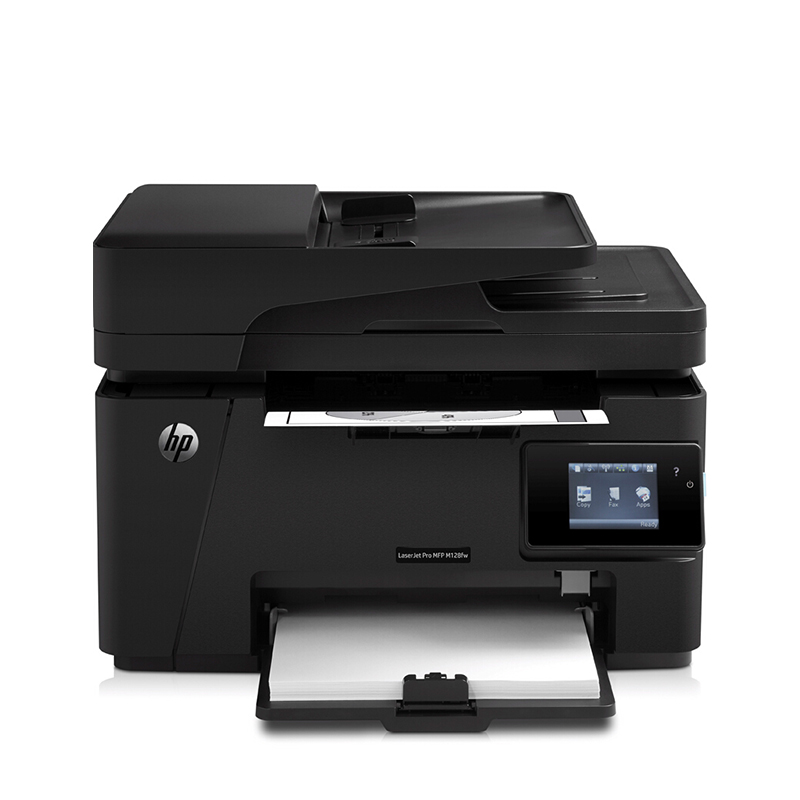 惠普 HP LaserJet Pro MFP M128fw 无线网络黑白激光打印机一体机(打印复印扫描传真)套餐一