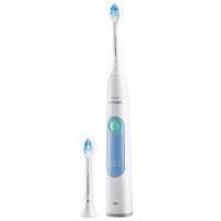 飞利浦(Philips) 电动牙刷 成人充电式 声波震动牙刷 智能计时呵护牙龈美白牙齿 炫感冰蓝HX6616/50