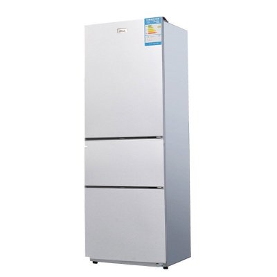 航天冰箱(HTminsheng)BCD-168A 冰箱三门家用节能电冰箱三开门大冰箱 闪光银