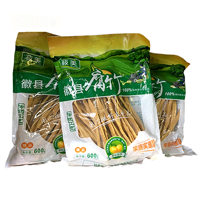 【中华特色】成县馆 菽美 陇南黄豆腐竹600g/袋 特产干货 西北