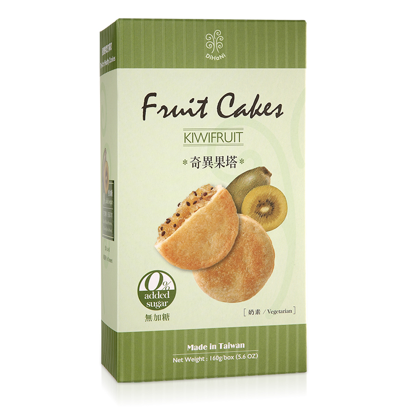 特力和乐HOLA盒装烘焙客台湾进口零食 无糖鲜果塔-蔓越莓塔、奇异果塔、黑嘉丽塔、葡萄柚塔 4选1进口糕类50g