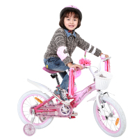 Bailey 童车 自行车 儿童自行车16/18寸 3-6-8岁 男女宝宝 童车 小孩脚踏车 花仙子
