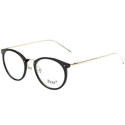 [帕莎]防蓝光复古眼镜框圆形文艺全框镜架可佩近视眼镜PT66009