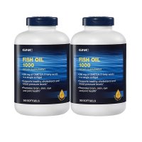 [海外购]GNC 深海鱼油360粒调节血压血脂鱼油 2瓶装 美国原装直邮