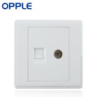 OPPLE欧普照明 86型电工面板墙壁开关插座防漏电安全 电视电脑插座