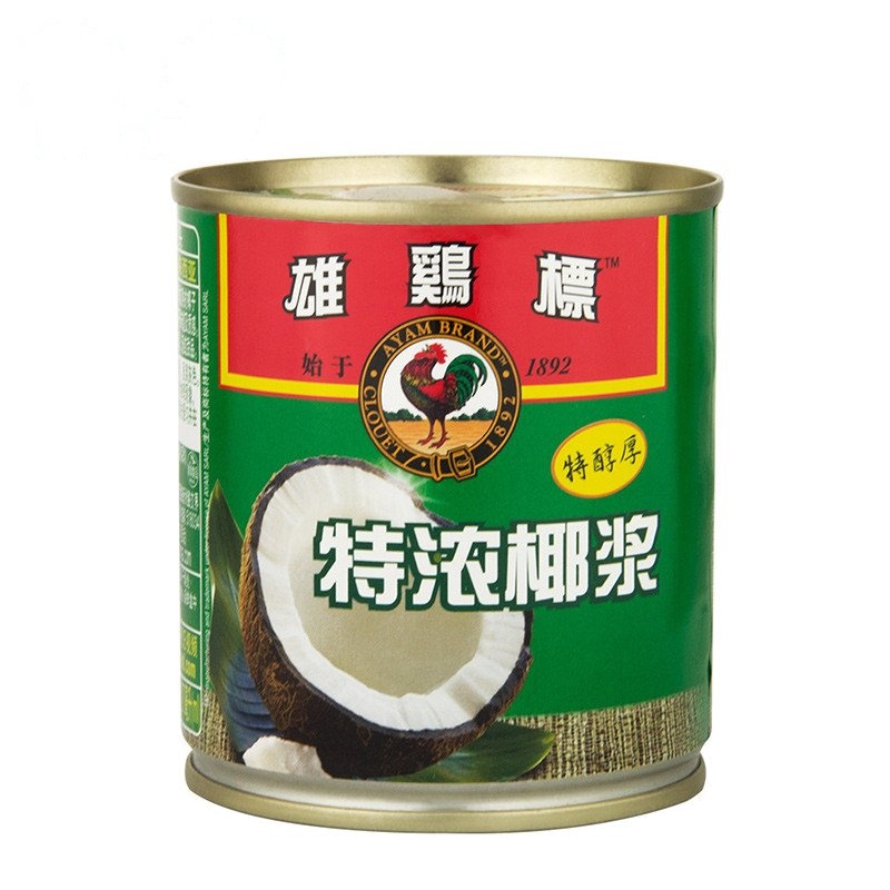 马来西亚馆 雄鸡标/AYAM BRAND 特浓椰浆罐头 270ml*1罐