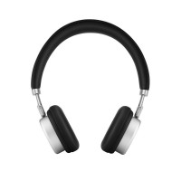 魅族（MEIZU）HD-50 头戴式耳机（ 银黑色）原装耳机 金属可折叠 生物振膜 线控便携 重低音耳机