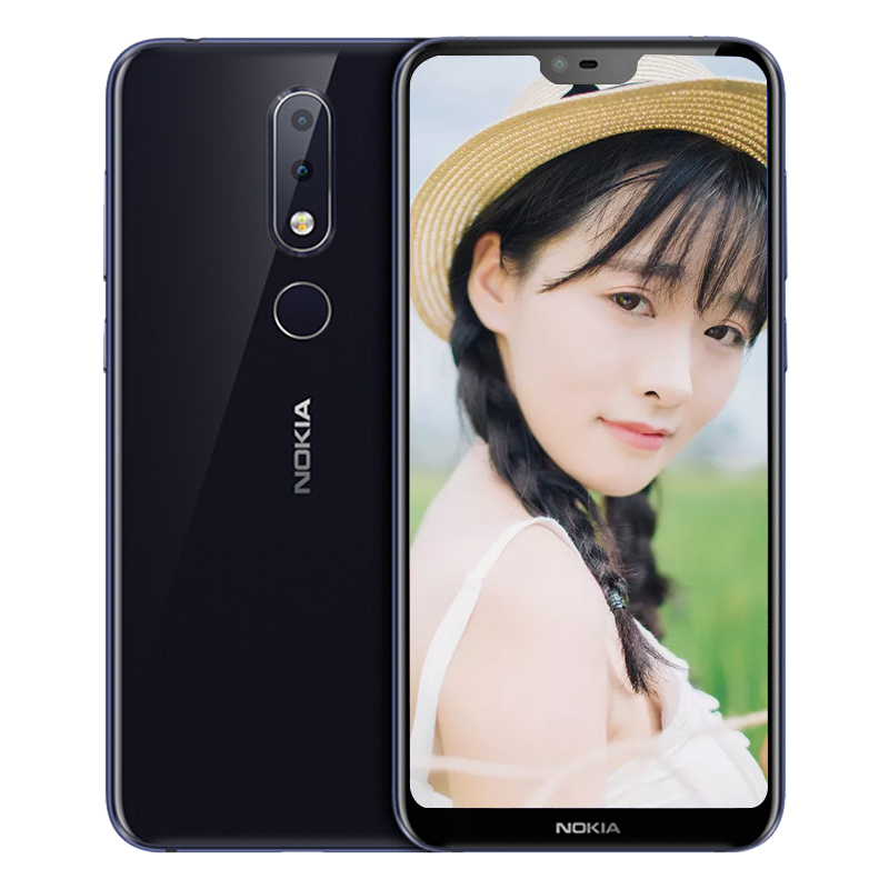 诺基亚 NOKIA X6 全网通 4GB+64GB 暗夜蓝色 双卡双待 移动联通电信4G手机