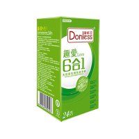 多乐士避孕套趣爱六合一24只装1盒+多乐士经典系列超薄 浮点 香氛安全套3盒 共计54只 成人计生用品