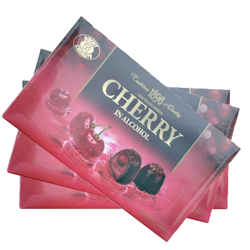 红樱桃巧克力 黑爵士 礼盒装 190g/盒 俄罗斯进口 包邮