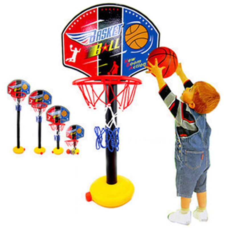 1-3岁小宝宝篮球架玩具可升降 儿童室内篮球架玩具投篮运动身体锻炼玩具 婴幼儿早教玩具一两周岁小孩礼物 带皮球和气针