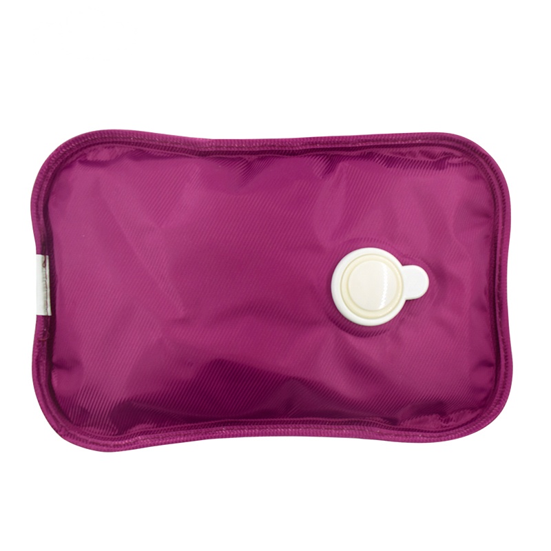 麒麟充电热水袋电热水袋暖手宝已注水电暖宝枕型(赤紫)