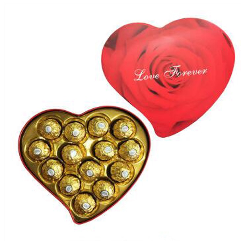 Ferrero Rocher/费列罗榛果威化进口巧克力14粒心型礼盒装