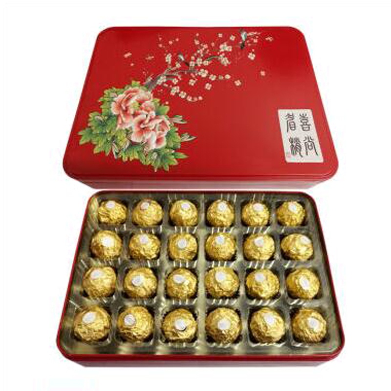 Ferrero Rocher费列罗榛果威化进口巧克力礼盒装方形24颗装