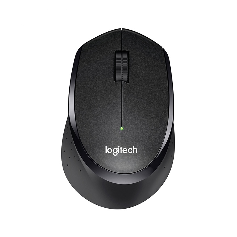 罗技(Logitech)M330 无线静音鼠标 办公笔记本省电无声鼠标M280/M275升级(黑色)