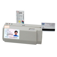 神思SS728M05多功能读写器 集磁条卡读写、IC卡（接触/非接触）读写、二代身份证阅读验证 灰色 USB2.0