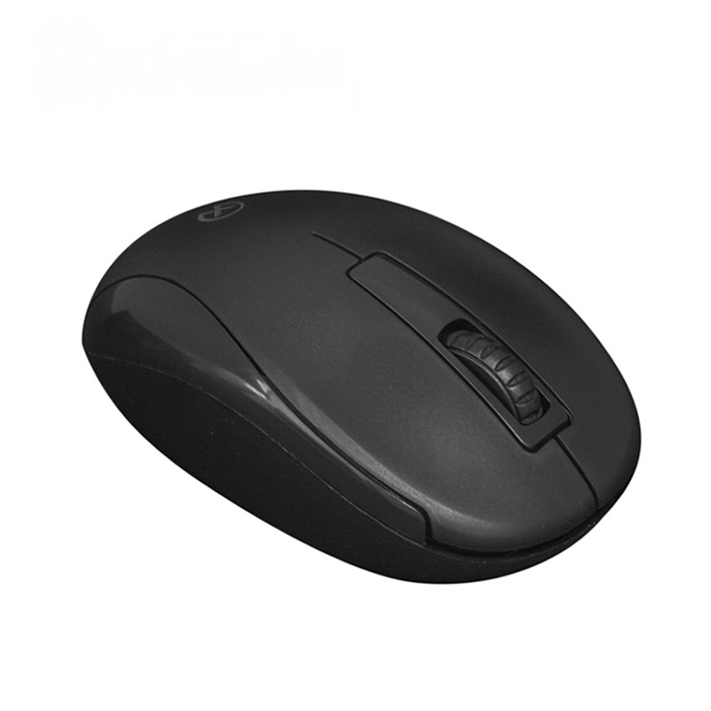 台式电脑笔记本光电 家用 商务 无线办公鼠标 无线鼠标可爱笔记本家用办公2.4G无限鼠标 黑色
