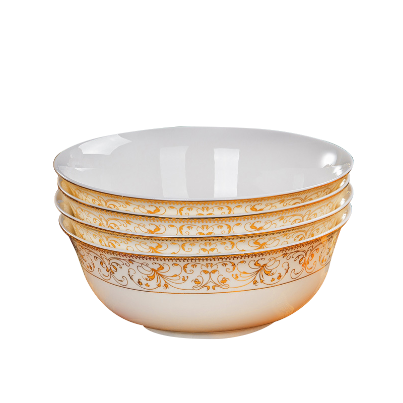景德镇陶瓷餐具DIY自由组合套装太阳岛骨瓷碗盘碟筷搭配套餐家用6寸面碗单个