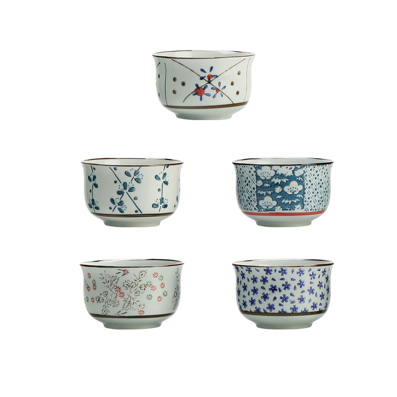 景德镇 日式釉下彩陶瓷碗餐具套装 单个小米饭碗 饭碗家用款式3