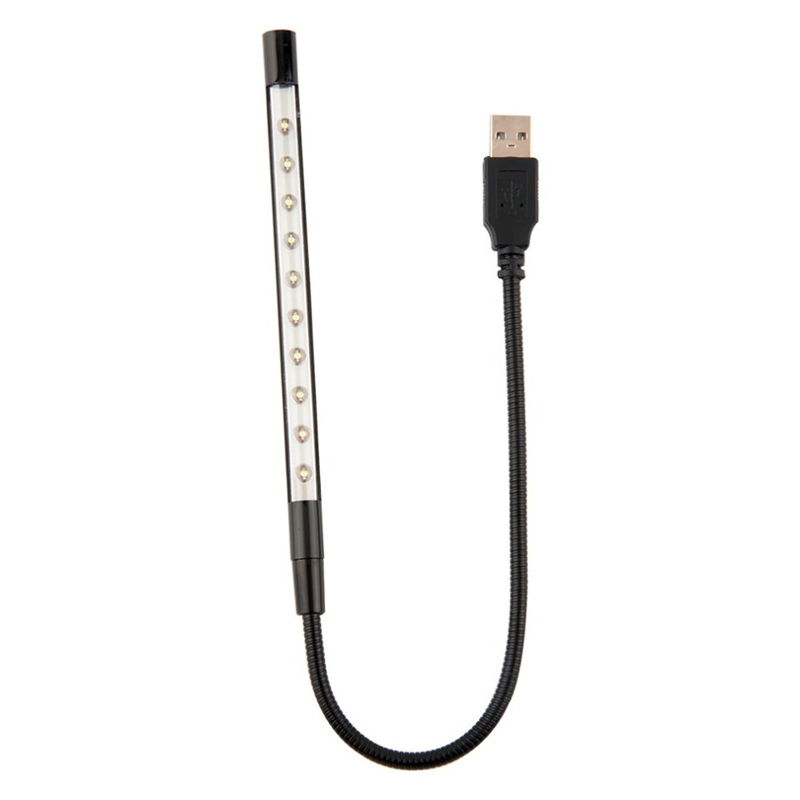映羽 铝合金USB LED灯 10LED节能灯 笔记本USB键盘灯 电脑护眼小夜灯