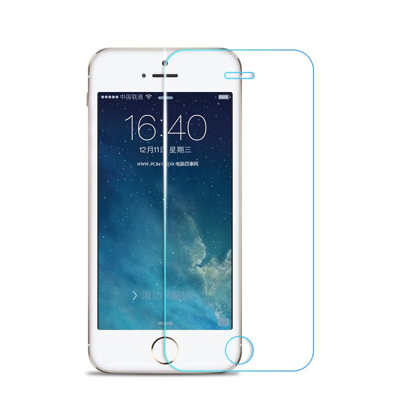 [买3送支架]令狐少侠适用苹果5s钢化膜iphonese手机贴膜apple5S钢化玻璃膜苹果5屏幕保护膜