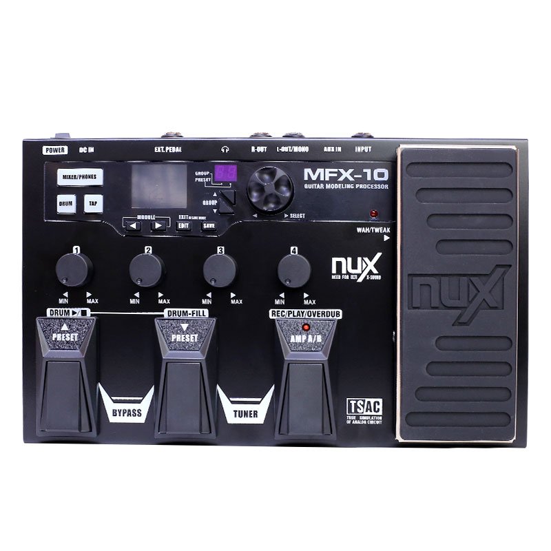 NUX MFX-10 彩屏数字合成综合效果器/电吉他效果器