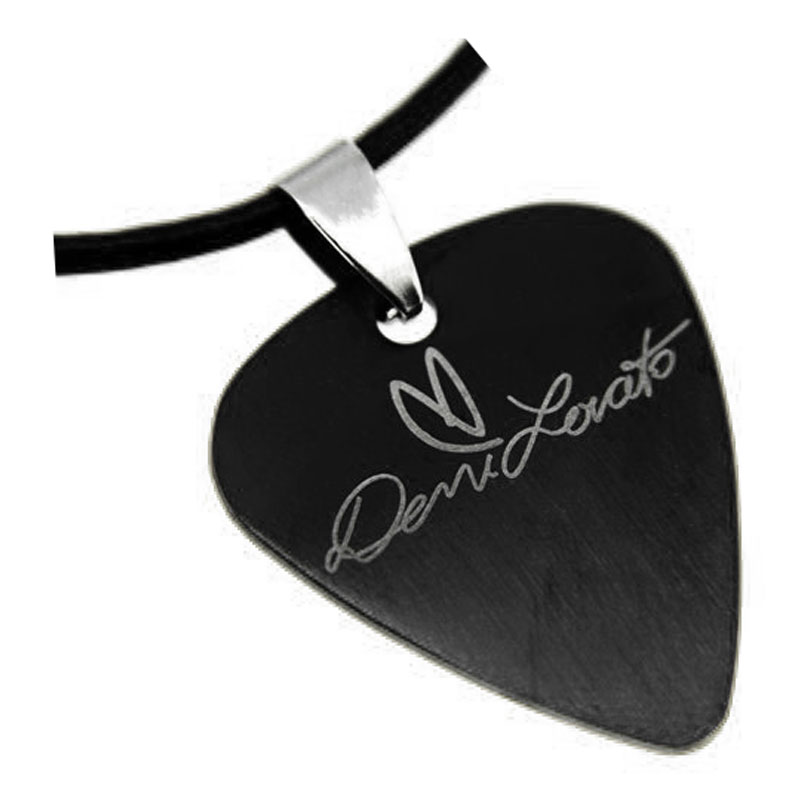 沃森乐器 钛钢金属吉他拨片项链 Demi Lovato黛米洛瓦托 摇滚饰品