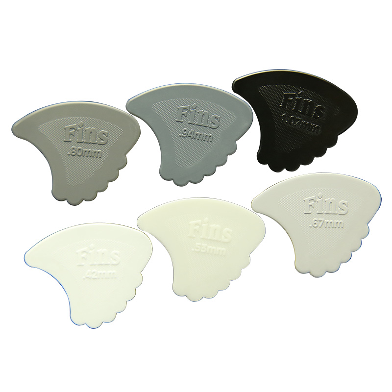 Dunlop 邓禄普 Nylon fins 尼龙异形鱼鳍形 吉他拨片0.42-1.07mm