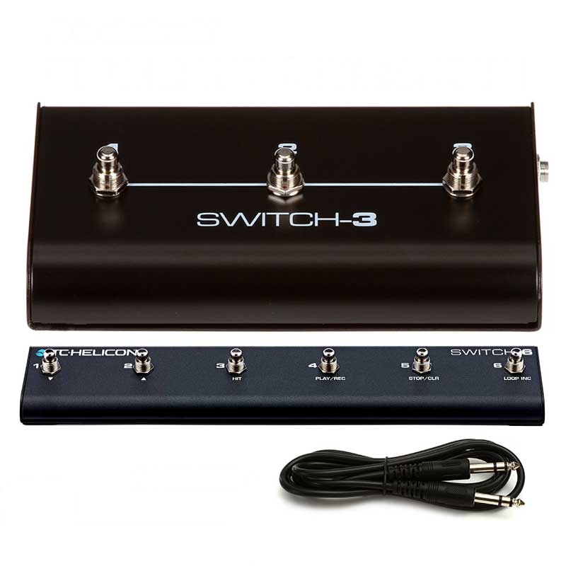 TC-Helicon 人声效果器 吉他效果器踏板预设开关控制器Switch-3-6 乐器配件