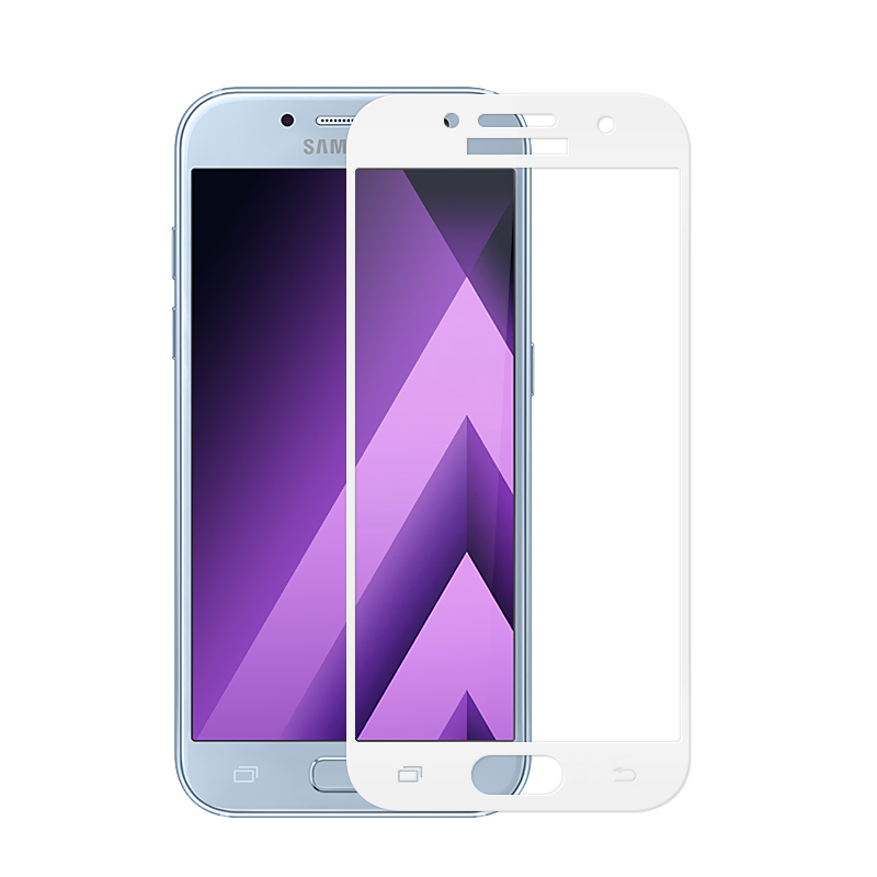 三星A7钢化膜2017版手机原装全屏覆盖抗蓝光防摔防指纹防爆玻璃膜