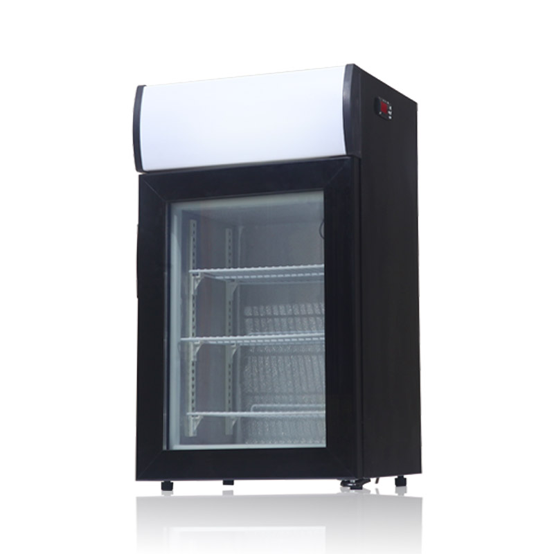 捷盛(JS) SD-50L 家用商用立式小型冷冻展示柜冷冻榴莲雪糕冰淇淋哈根达斯冰激凌商用冰柜玻璃单门小冰箱
