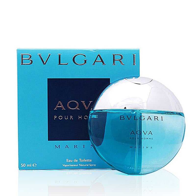 BVLGARI 宝格丽香水 男士香水香氛浓香水 男士海洋能量 海蓝 EDT 50ml 花果香调 意大利进口