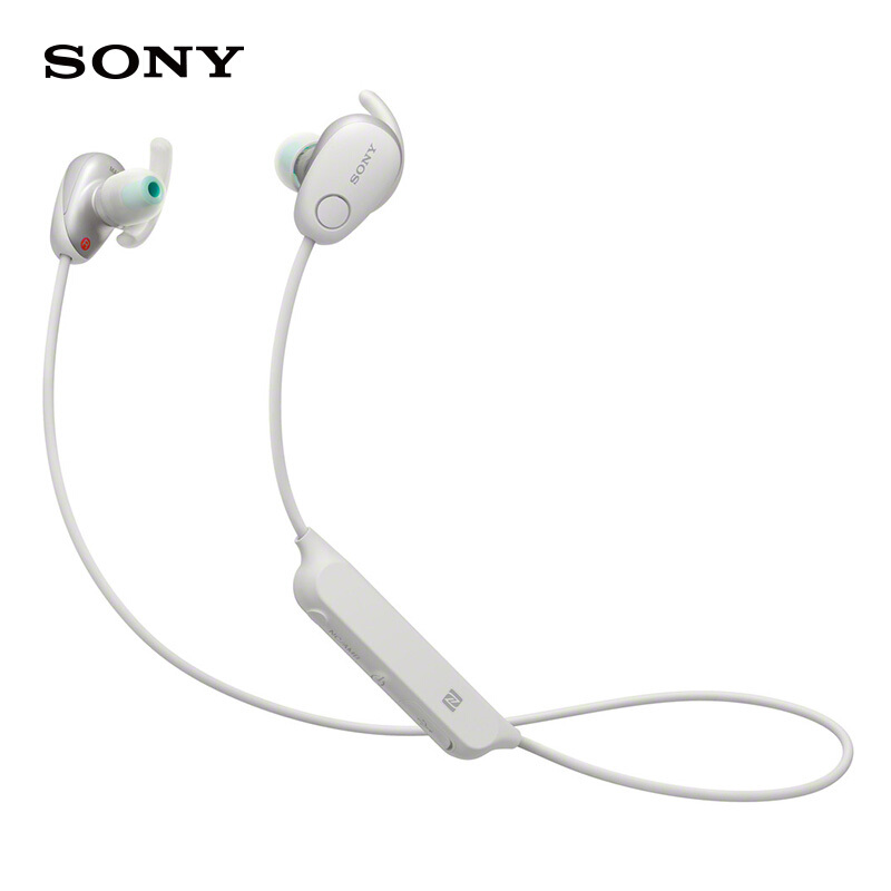 Sony/索尼 WI-SP600N 降噪无线蓝牙运动防水耳机 白色
