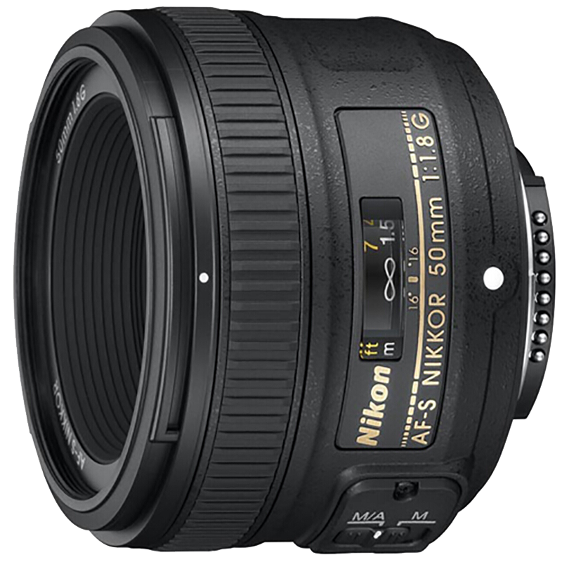 尼康(Nikon) AF-S 50mm f/1.8G定焦镜头 标准人像镜头 全画幅定焦人像镜头