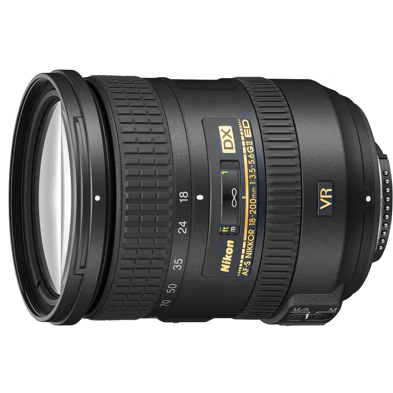 尼康(Nikon) AF-S DX 尼克尔 18-200mm f/3.5-5.6G ED VR ED II 防抖变焦镜头
