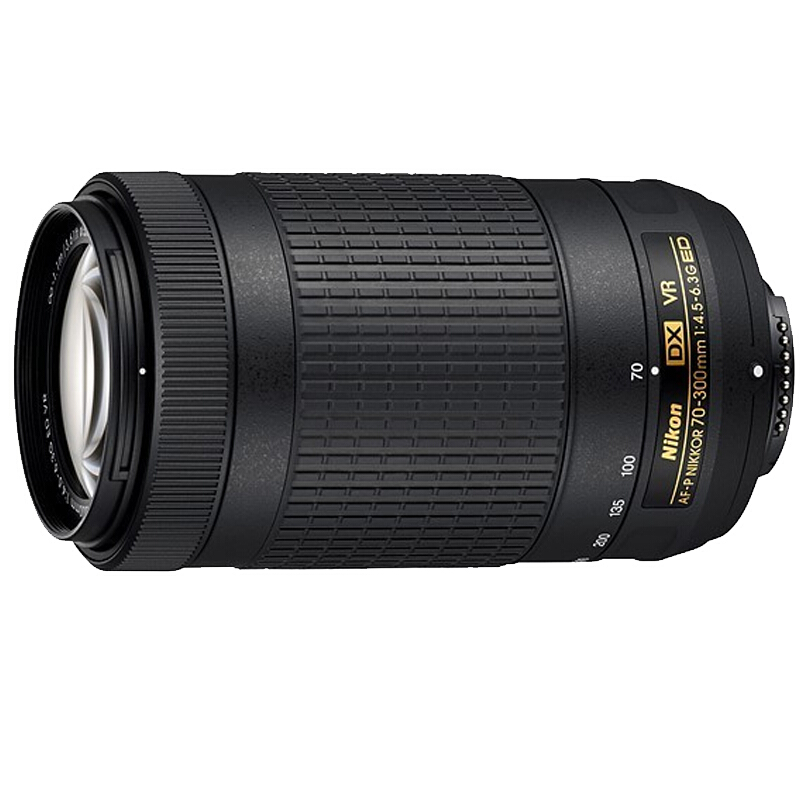 尼康(Nikon) AF-P DX 尼克尔 70-300mm f/4.5-6.3G ED VR 新品长焦变焦镜头