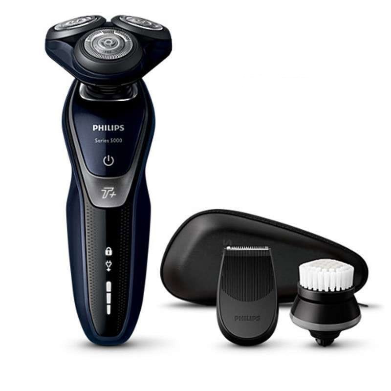 飞利浦（PHILIPS） 电动剃须刀 S5570/43 干湿两用三刀头全身水洗 充电旋转式刮胡刀