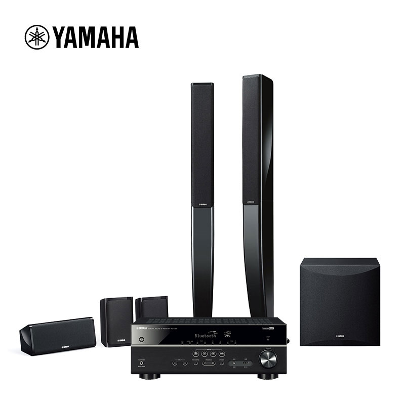 [进口]Yamaha/雅马哈 RX-V385/PA41 家庭影院5.1功放音响音箱套装