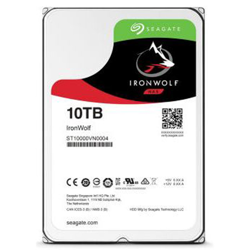 希捷(SEAGATE)酷狼系列 10TB 7200转256M SATA3 网络存储(NAS)硬盘ST10000VN004