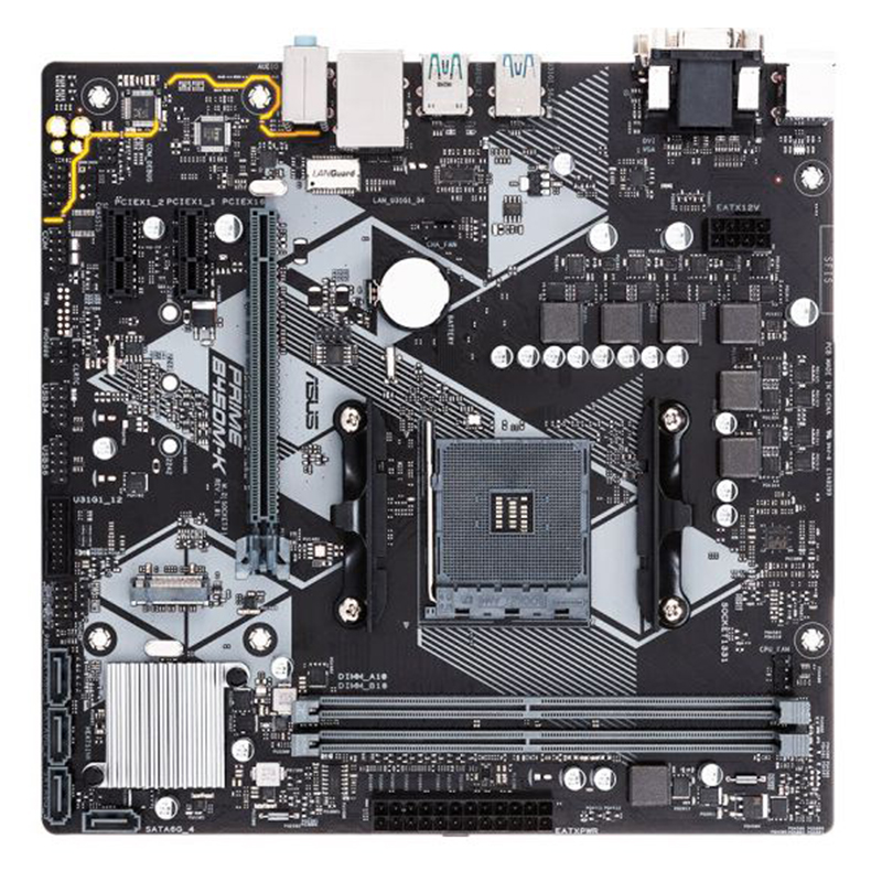 华硕 asus prime b450m-k 1.1主板(amd b450/socket am4)