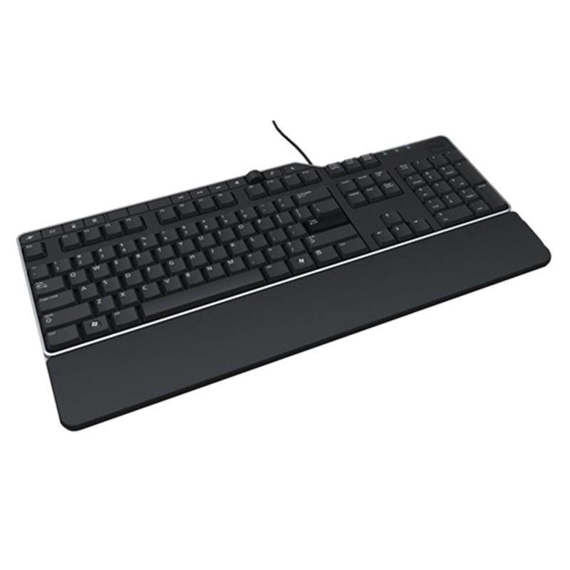 戴尔键盘 有线笔记本电脑游戏键盘带掌托台式键盘外接办公KB522