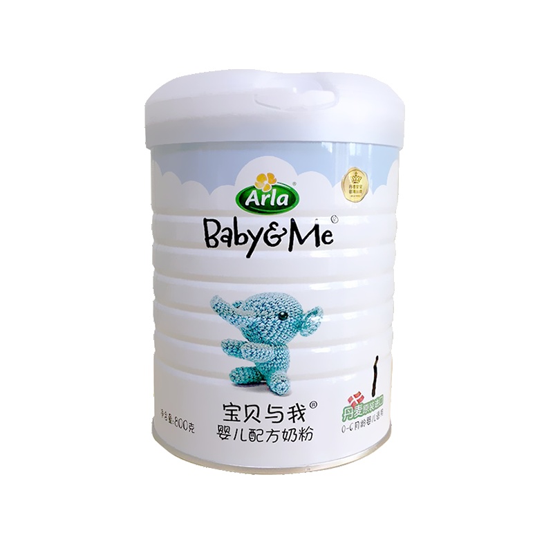 Arla 宝贝与我纯净婴儿配方奶粉1段800g 阿拉奶粉丹麦原装进口