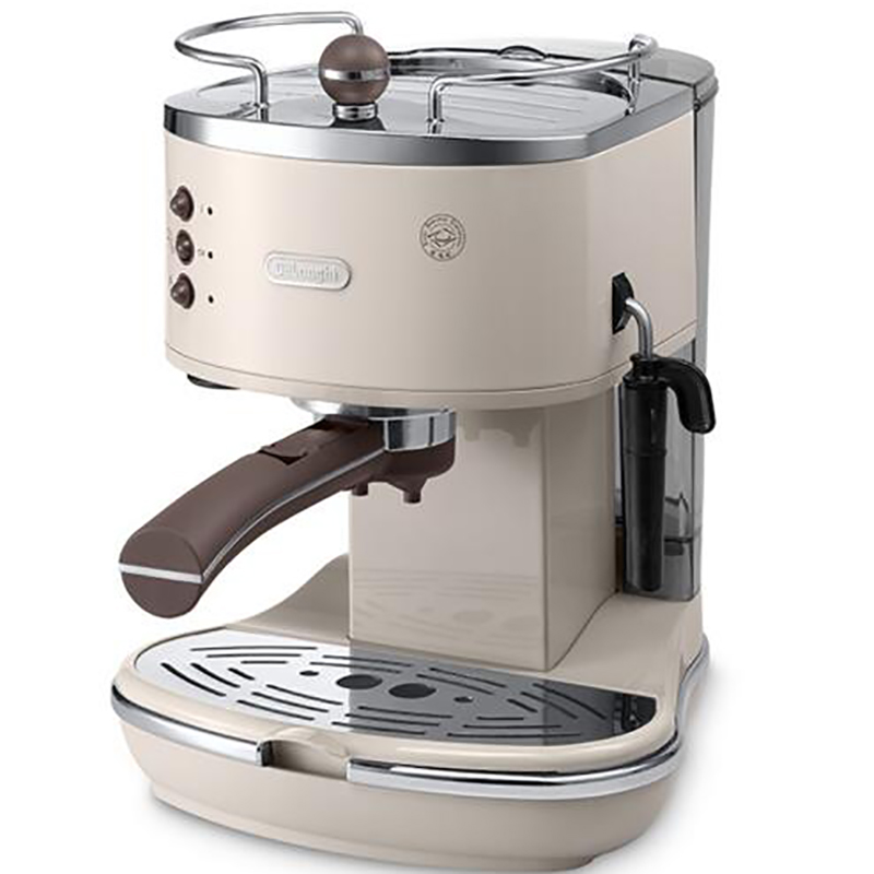 德龙(DeLonghi) ECO310.VBG 泵压式咖啡机 家用商用意式半自动咖啡机 不锈钢锅炉 独立蒸汽系统