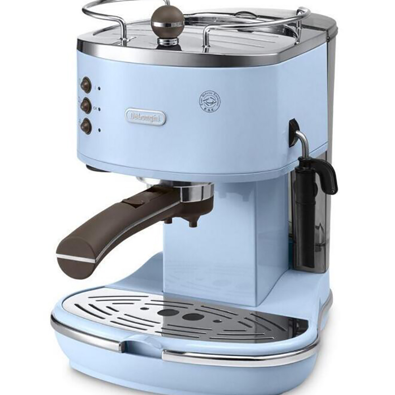 德龙(DeLonghi) ECO310.VBG 泵压式咖啡机 家用商用意式半自动咖啡机 不锈钢锅炉 独立蒸汽系统